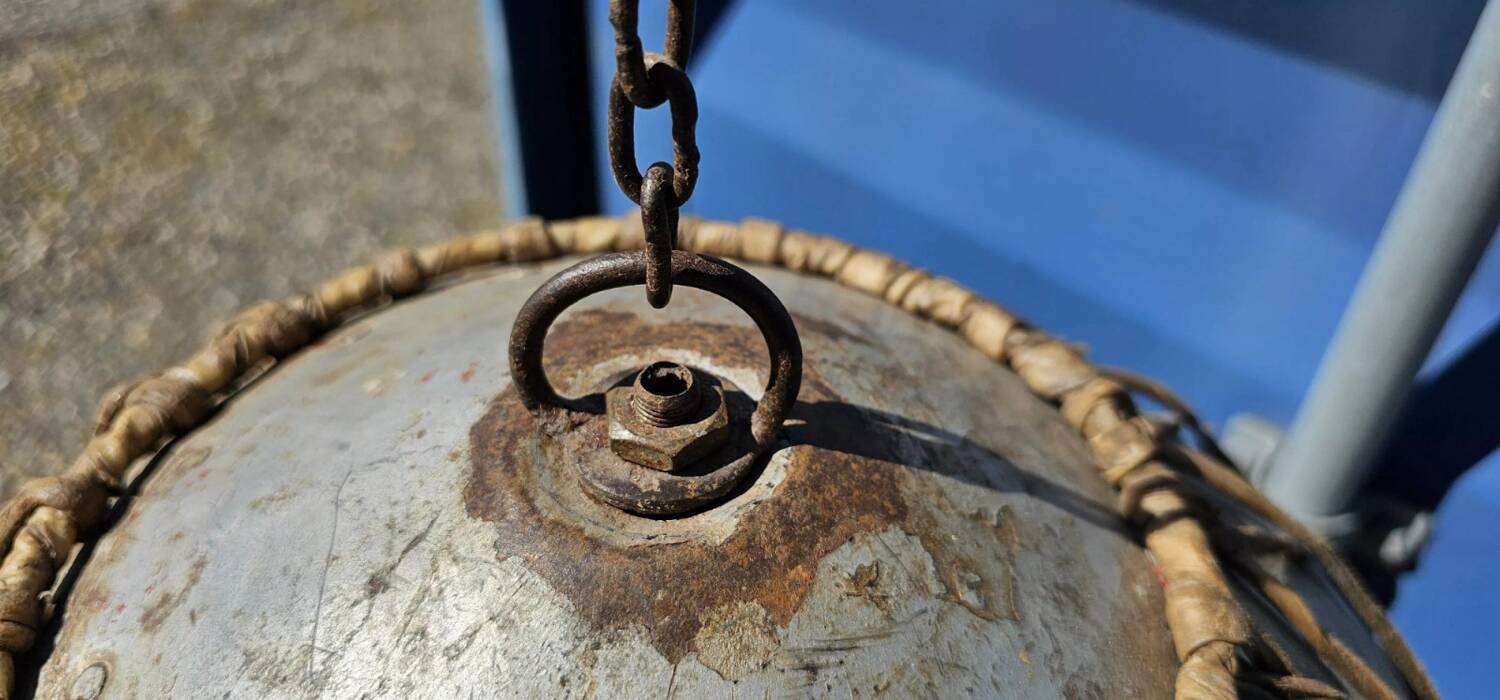 Suspension acier avec chaîne en métal de 60 cm avec cordage d’origine