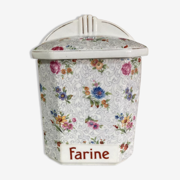 Pot à épice « Farine » Limoges Deshoulières  Chauvigny