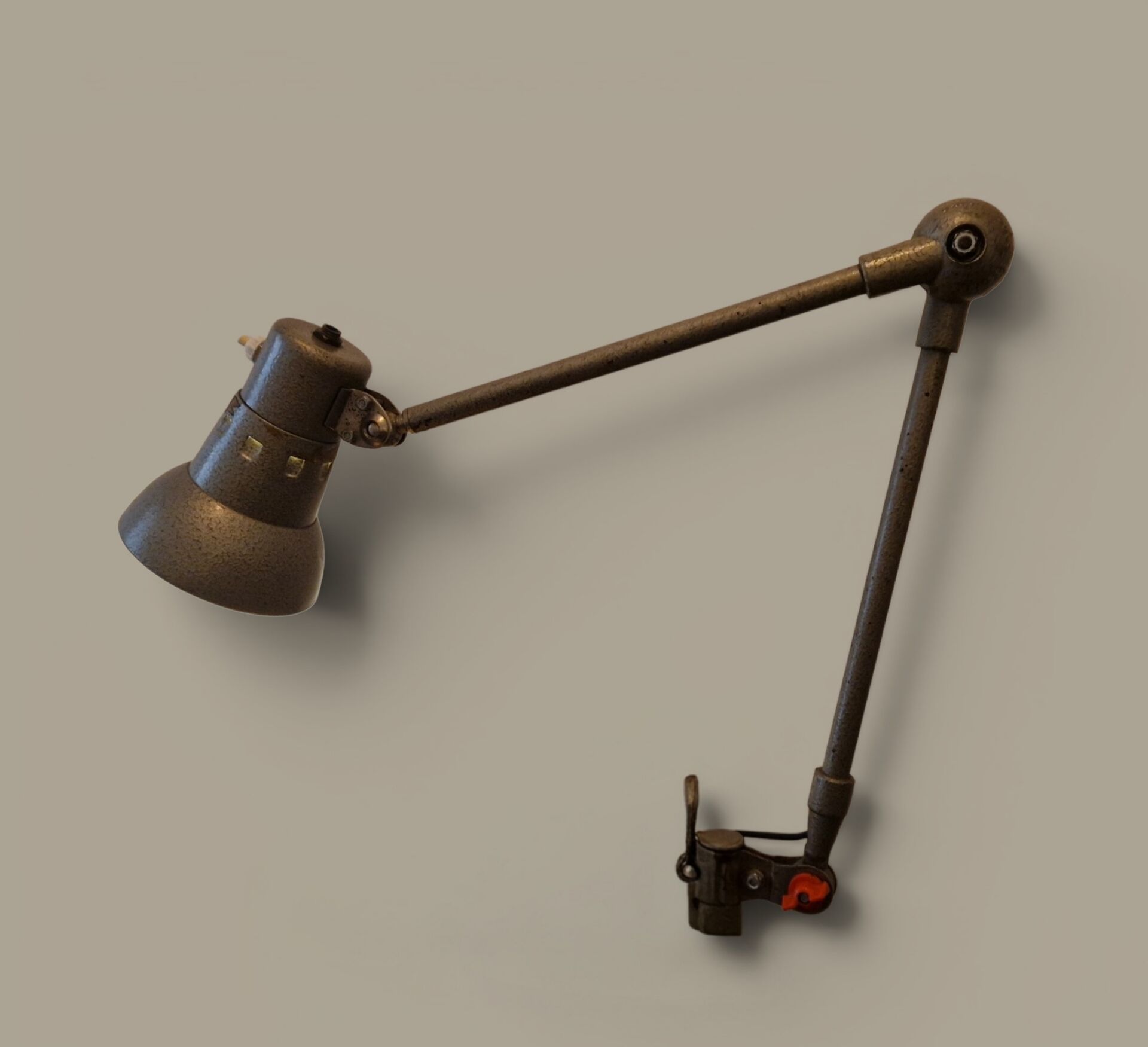 Vintage industrial architect lamp lumina – 1950s/60s
