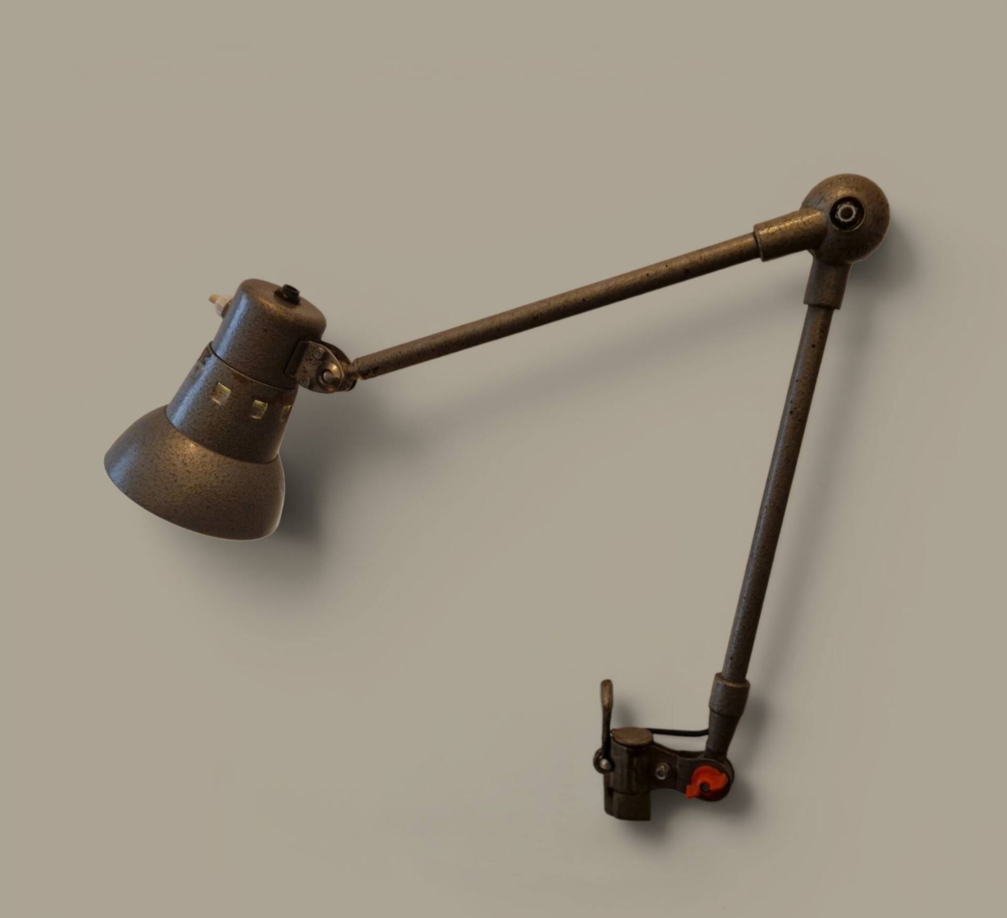Vintage industrial architect lamp lumina – 1950s/60s
