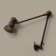 Vintage industrial architect lamp lumina – 1950s/60s