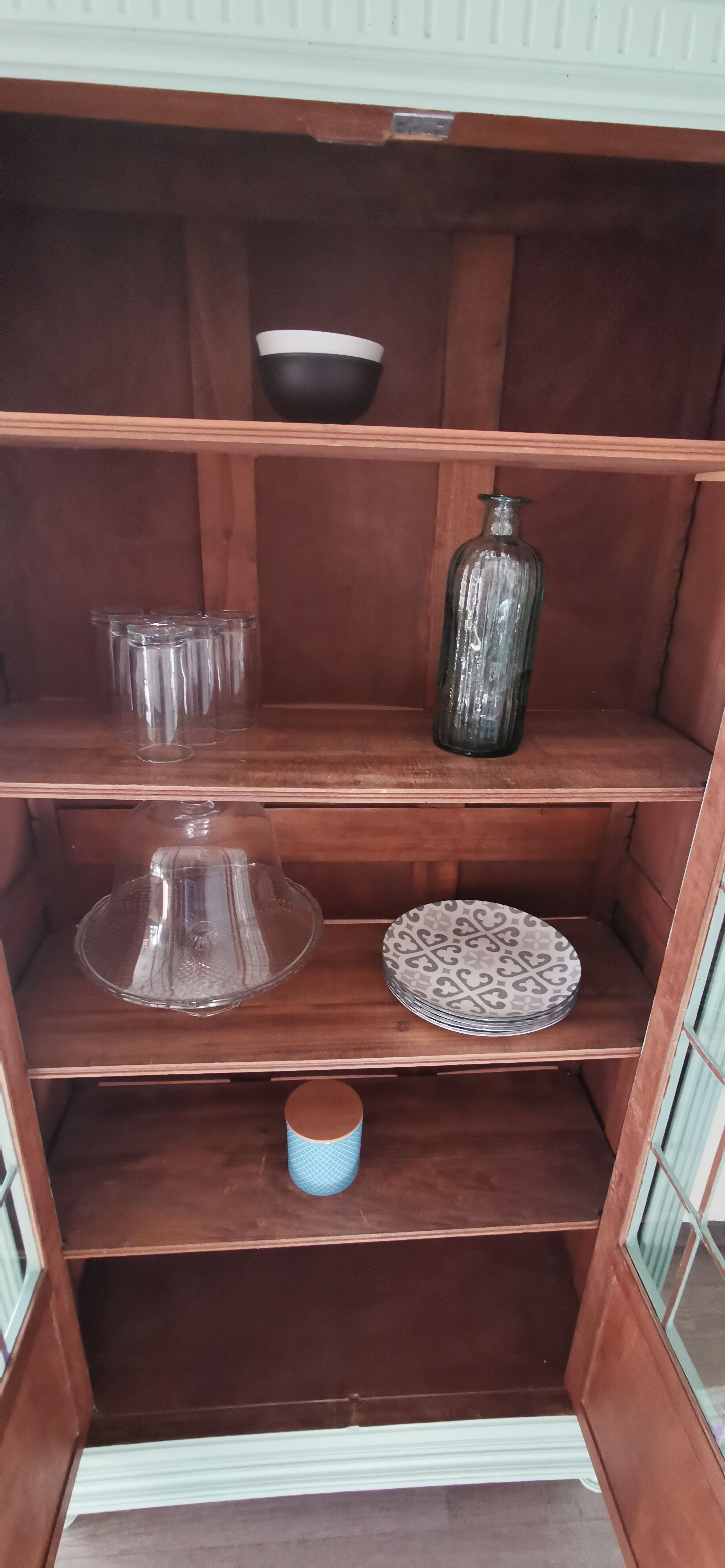 Parisian glass cabinet