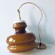 Suspension en opaline caramel