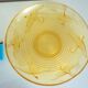 Cup, art deco centerpiece, 1930, pressed glass, molded, signed A.Miguel, albatross