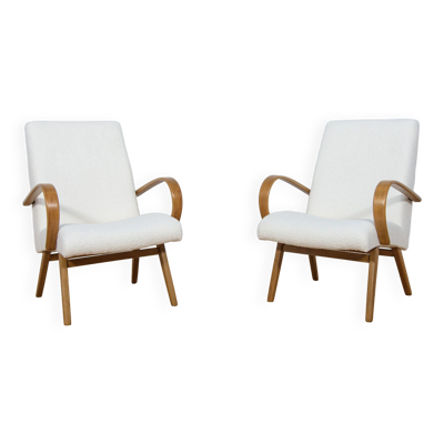 Fauteuils par Jaroslav Smidek pour Ton, 1960s, Set de 2
