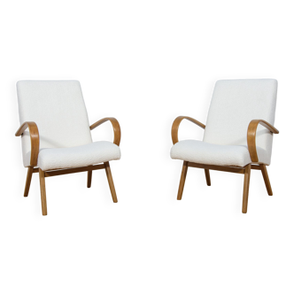 Model 53 Armchairs by Jaroslav Smidek for Ton, 1960s, Set of 2