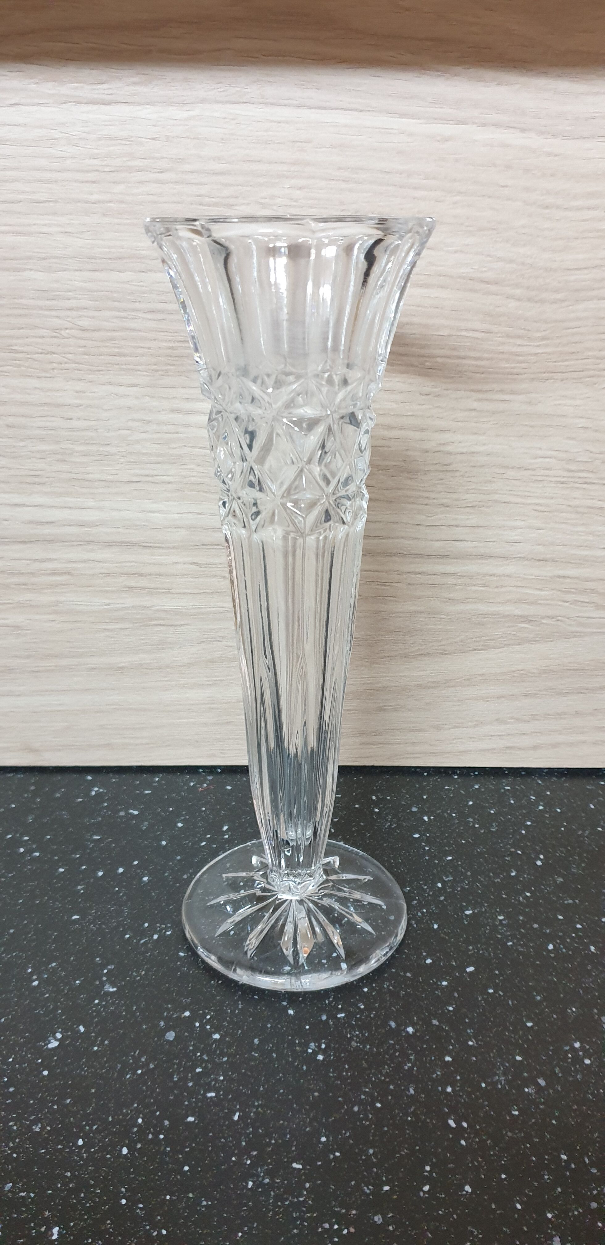 Ancient carved crystal vase