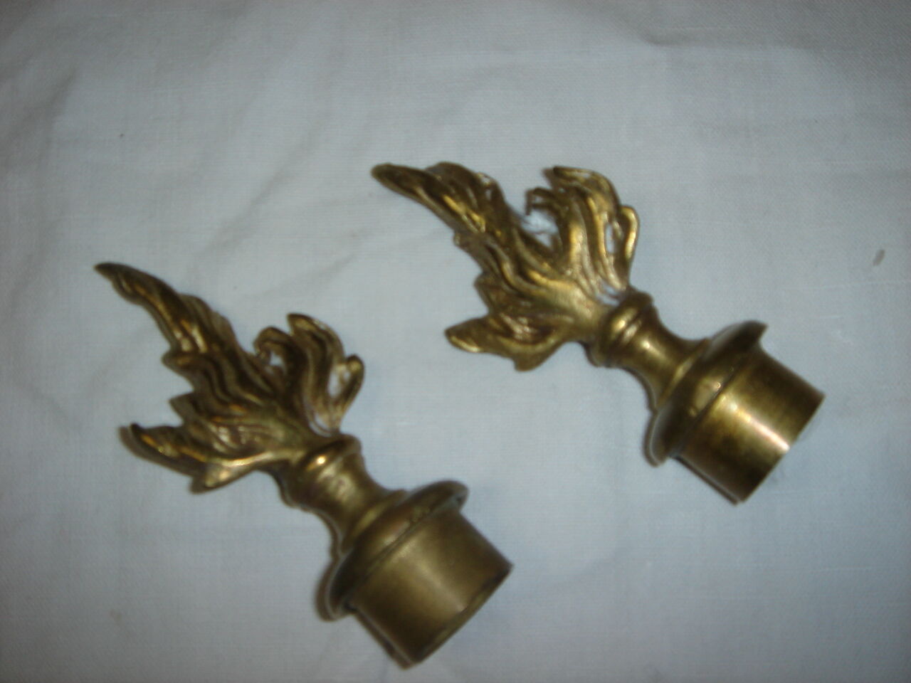 Napoleon III bronze candlesticks