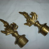 Napoleon III bronze candlesticks