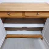 Solid oak Parisian sideboard