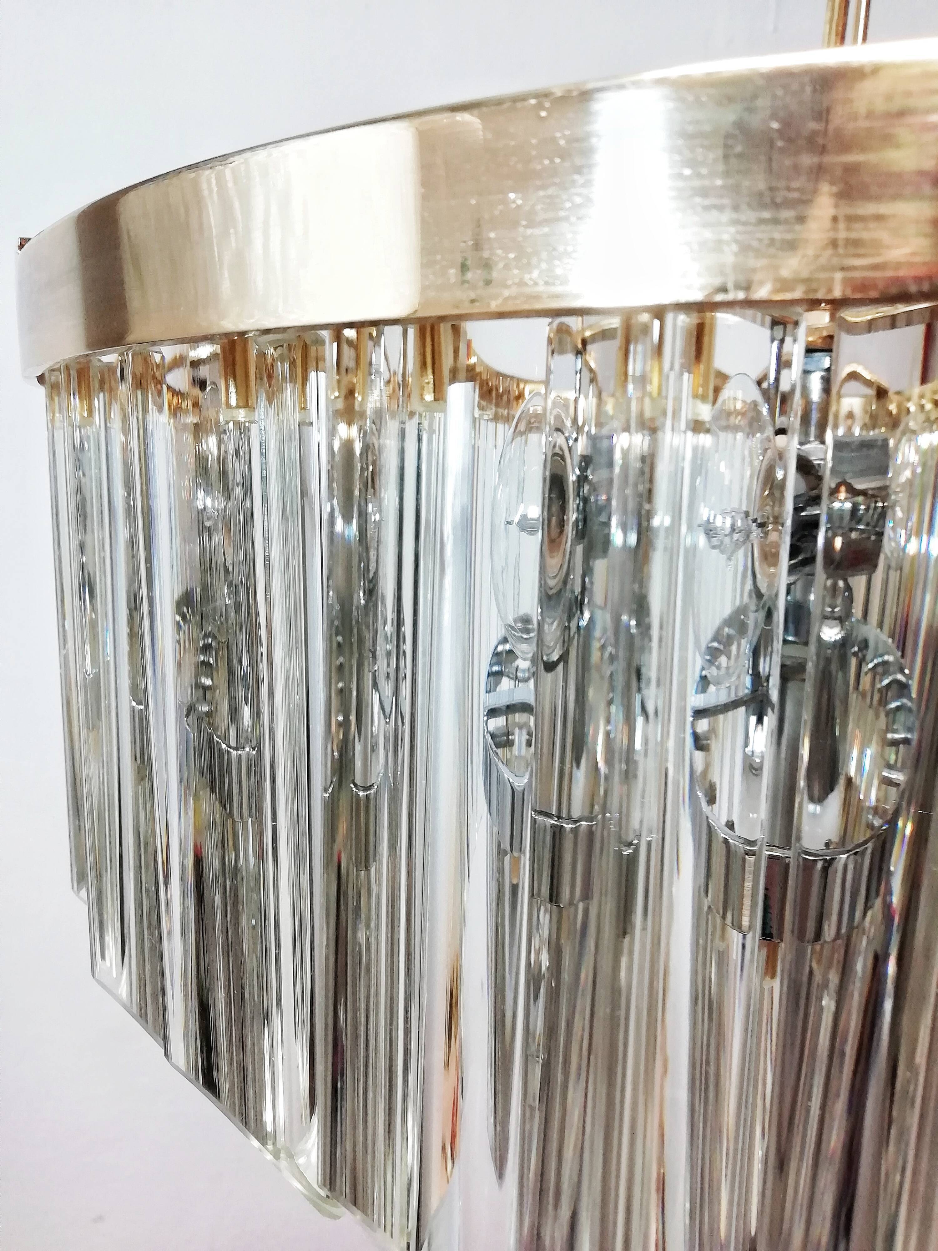 Paolo Venini Murano glass ceiling lamp