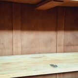 Sideboard with 2 glass panels