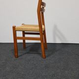 Chaise à manger danoise en teck vintage