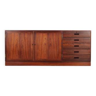 Commode en palissandre, design danois, années 1970, designer : Kai Winding