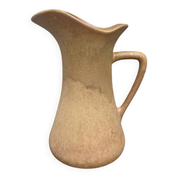 Antique flamed stoneware jug