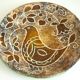 Enamelled ceramic plate, signed Bernard Buffat design from the 60s/70s