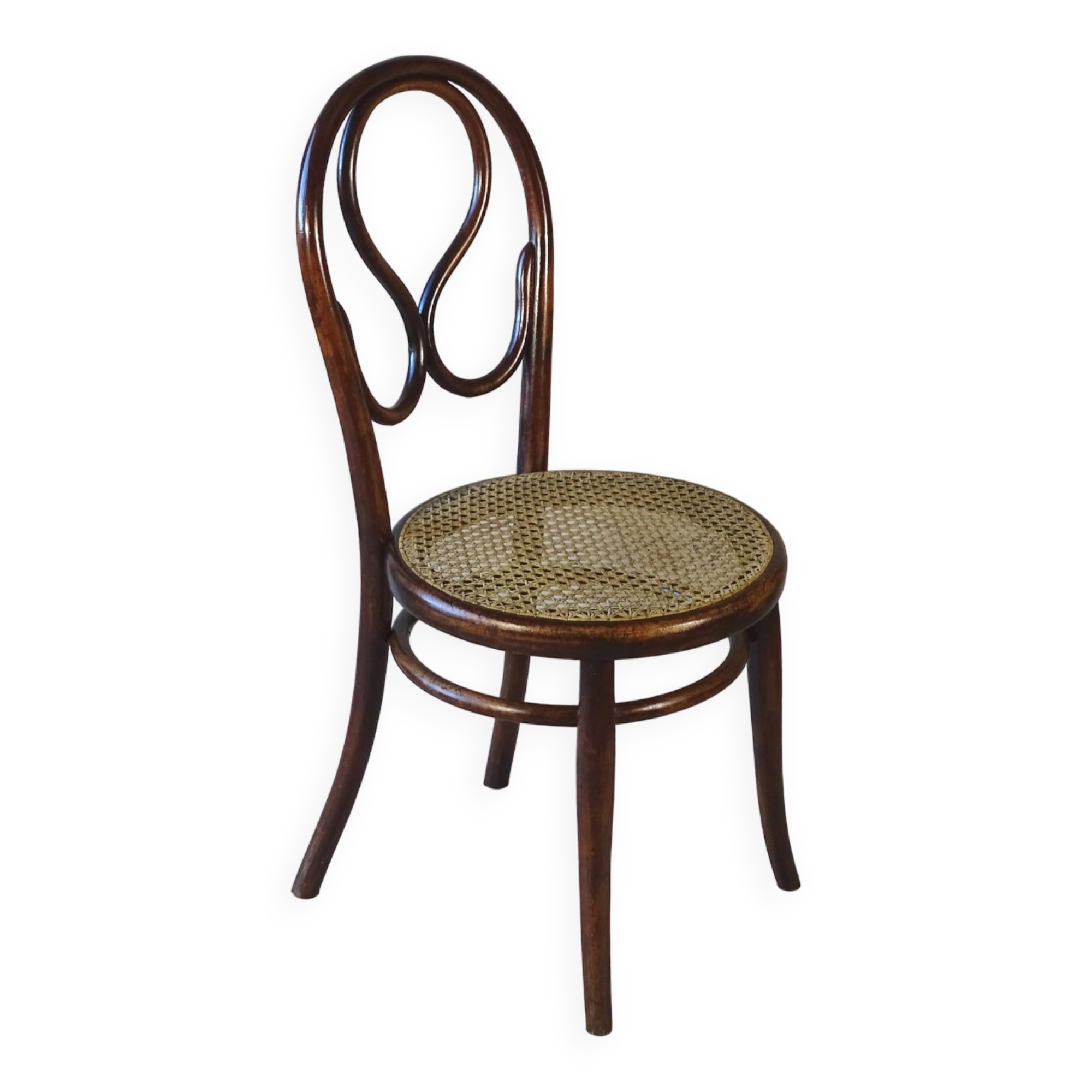 Thonet bistro chair N°20 ca 1868 new canework - rare model from this period -