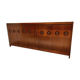 Graphical brutalist credenza, 1970s
