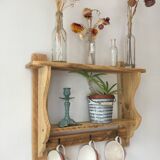 baker's style wall shelf