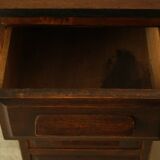 Vintage oak pedestal desk