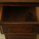 Vintage oak pedestal desk