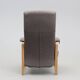 Hjort Knudsen — Armchair with Matching Footstool — Adjustable Backrest — Mo