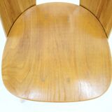 Chaise Antonin Suman des années 1960 en noyer, Tchécoslovaquie
