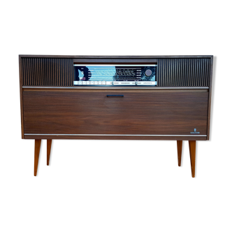 Radio turntable Grunding 60s furniture