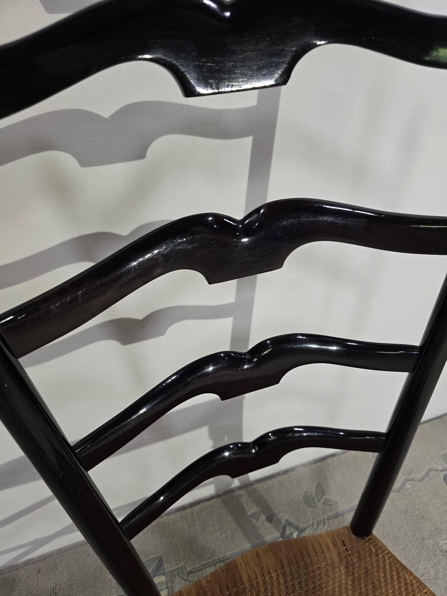 Paolo Buffa Ladder chair for Chiavari, Italy 1950s