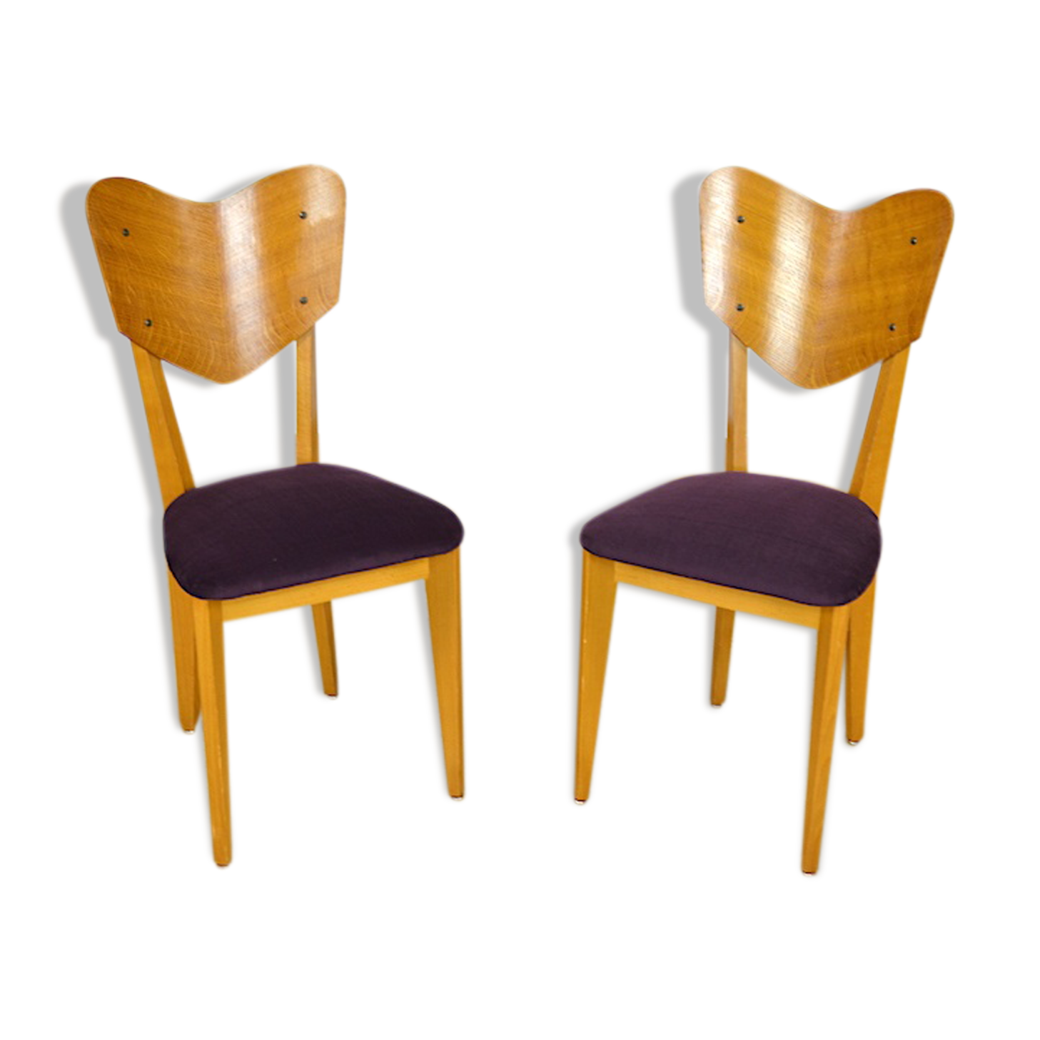 Paire de chaises 1950