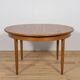 Mid-Century Round Teak Extendable Dining Table, United Knigdom, 1960s