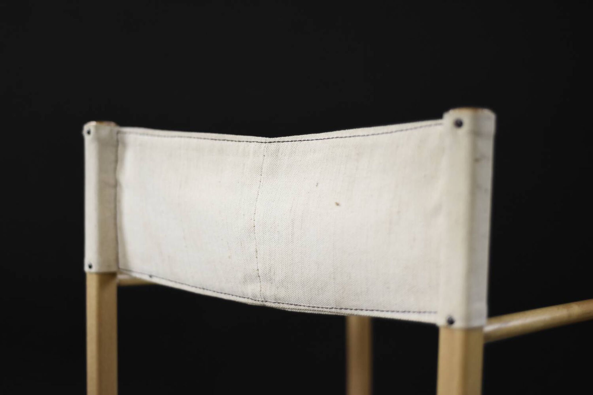 Vintage Mid-Century Scandinavian Modern Beech Safari Director's Chairs