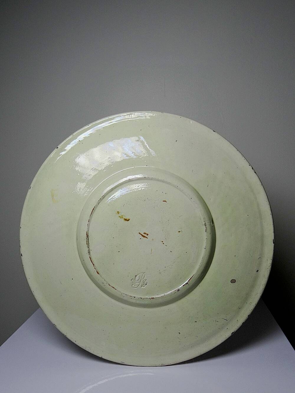 Plat émaux de Thoune signé Schoch-Läderach ancien Suisse artisanal & rare