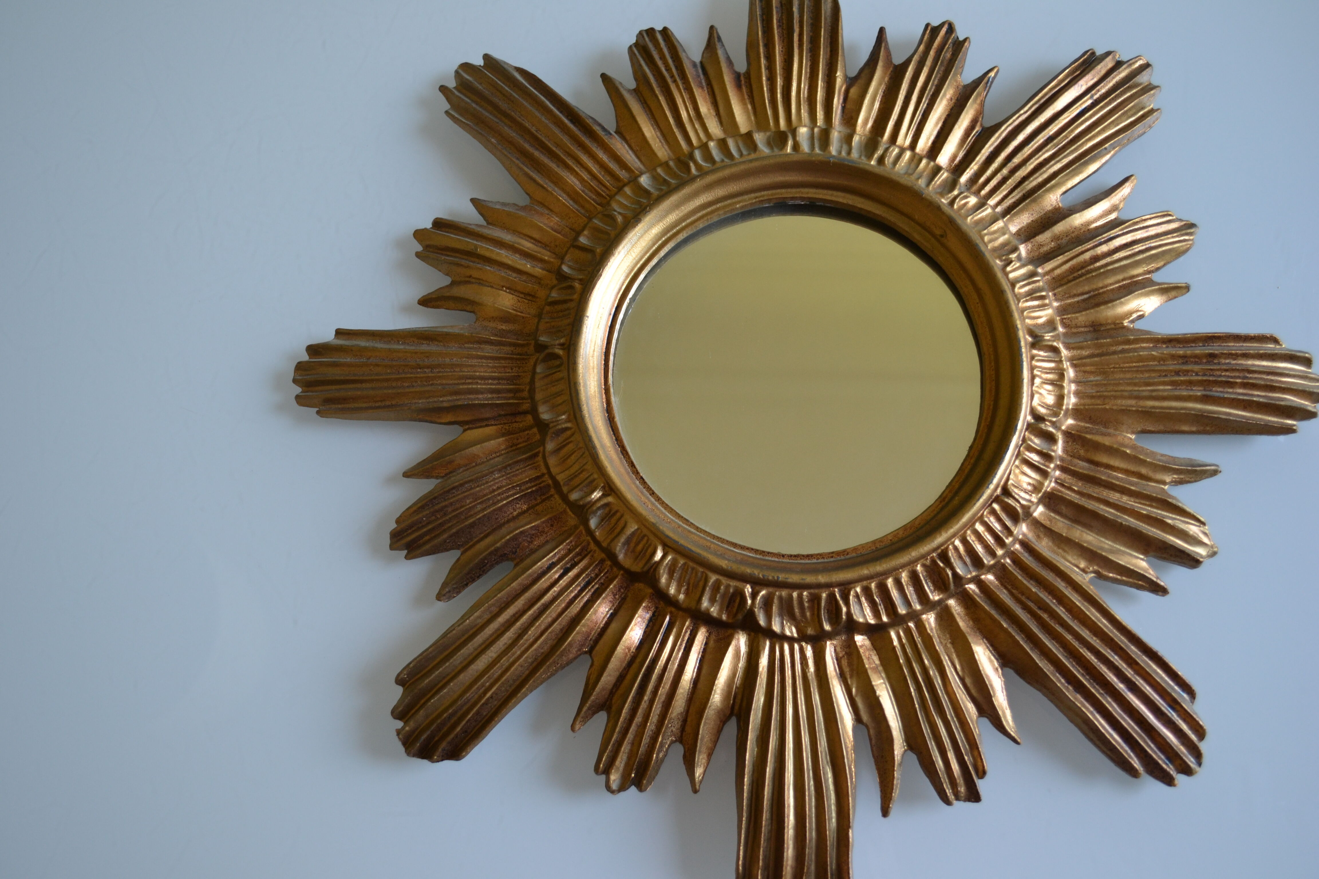 Vintage sun mirror 50s 60s