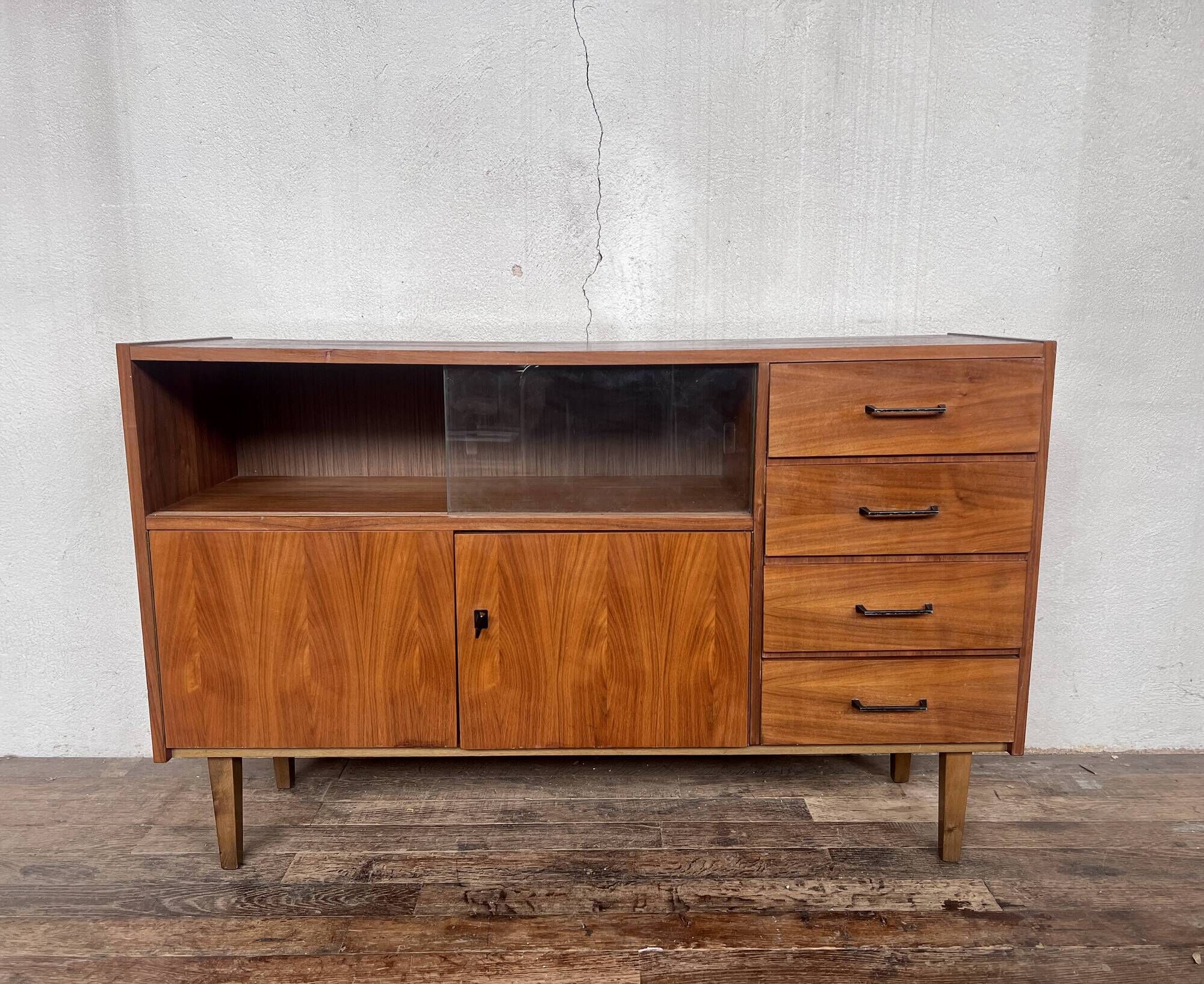 Enfilade meuble tv / hifi vintage - 50/60 - style scandinave