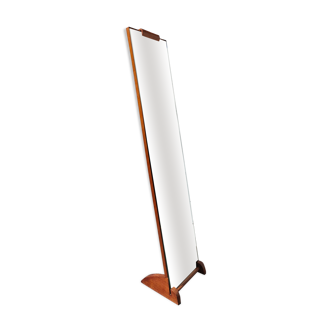 Old art deco psyche mirror circa 1900 33x155cm