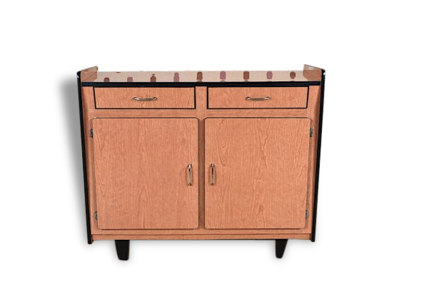 Buffet in 1960s formica