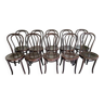 Series of 10 bistro chairs