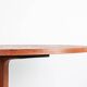 Very large Danish dining table in teak, oval and extendable, Dyrlund.