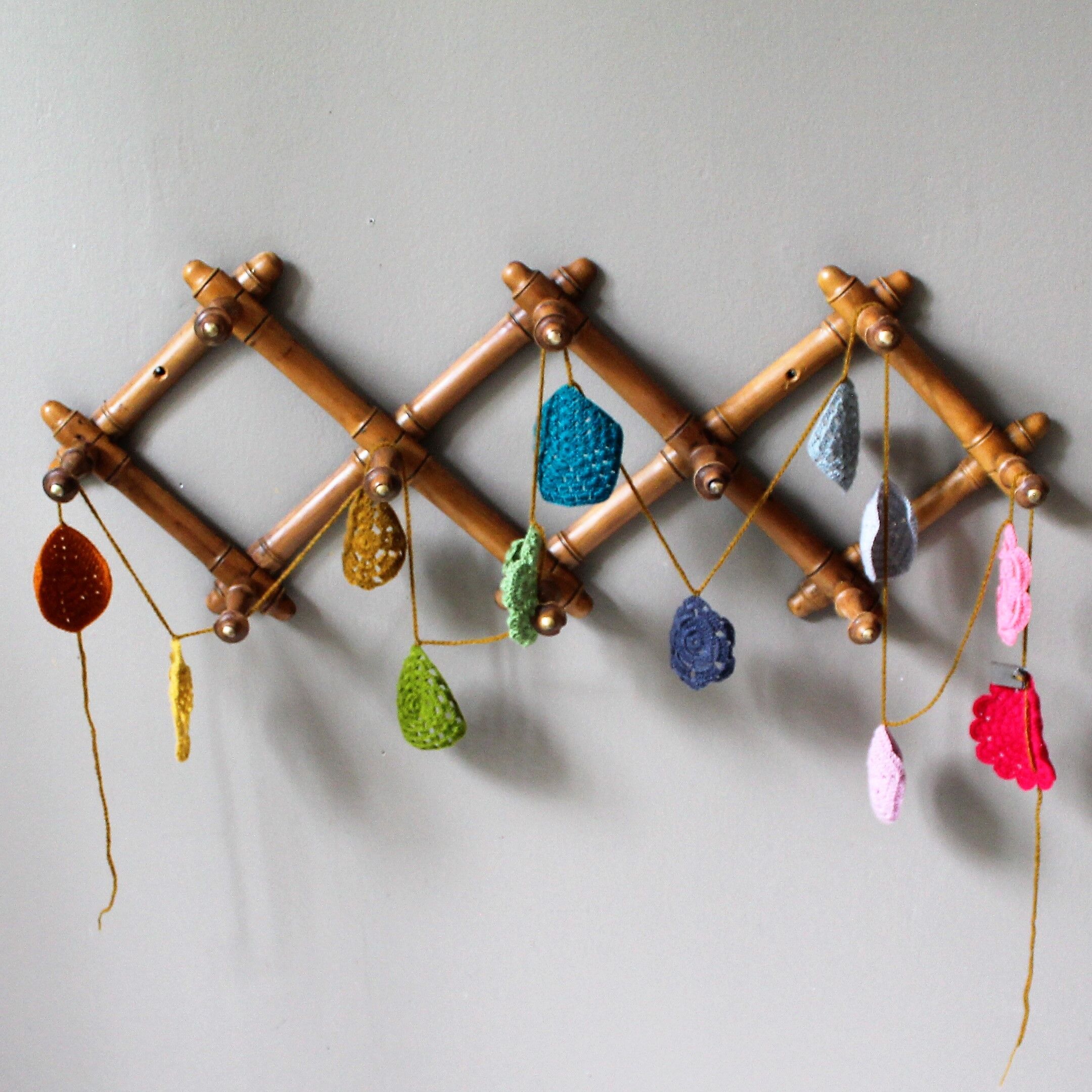 1940s bamboo coat racks