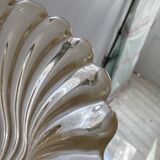 Signed Archimede Seguso Murano Glass Floor Lamp Gold Italian Art Deco 1980s