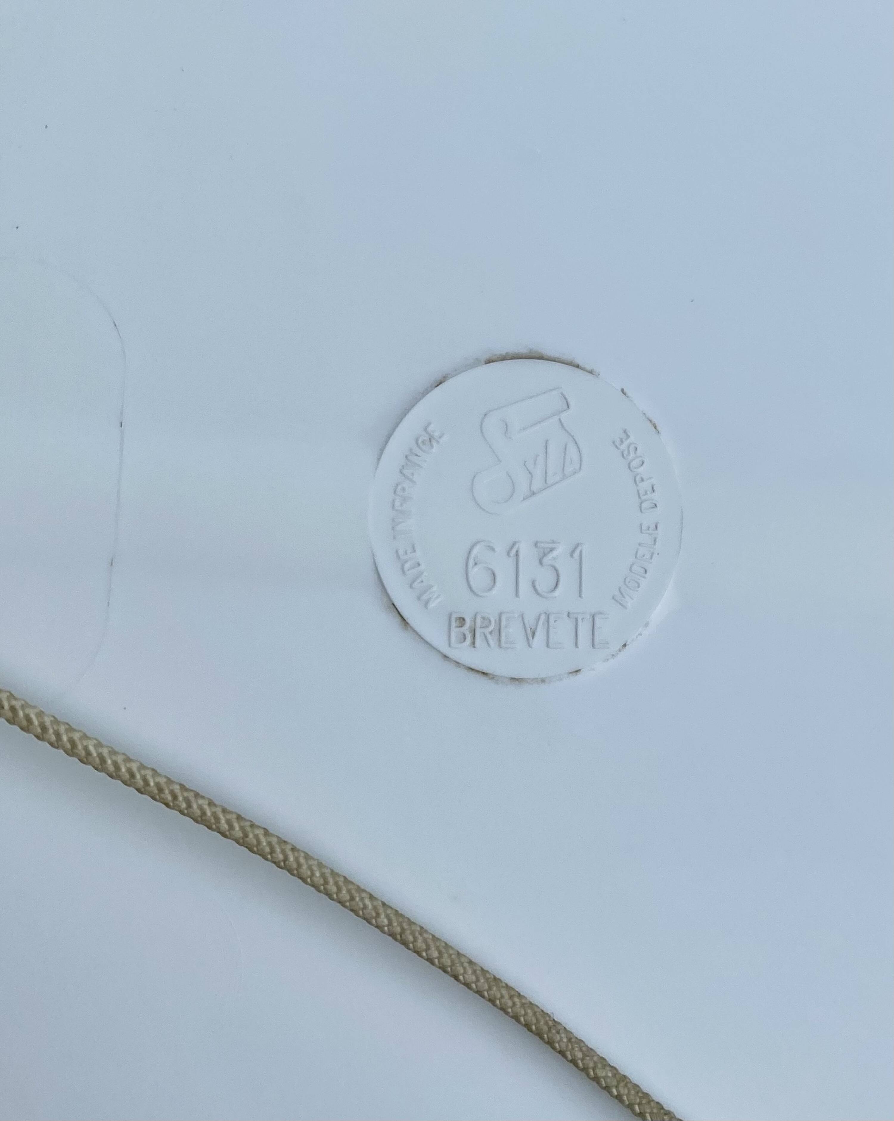 Vintage SYLA round mirror from 1960