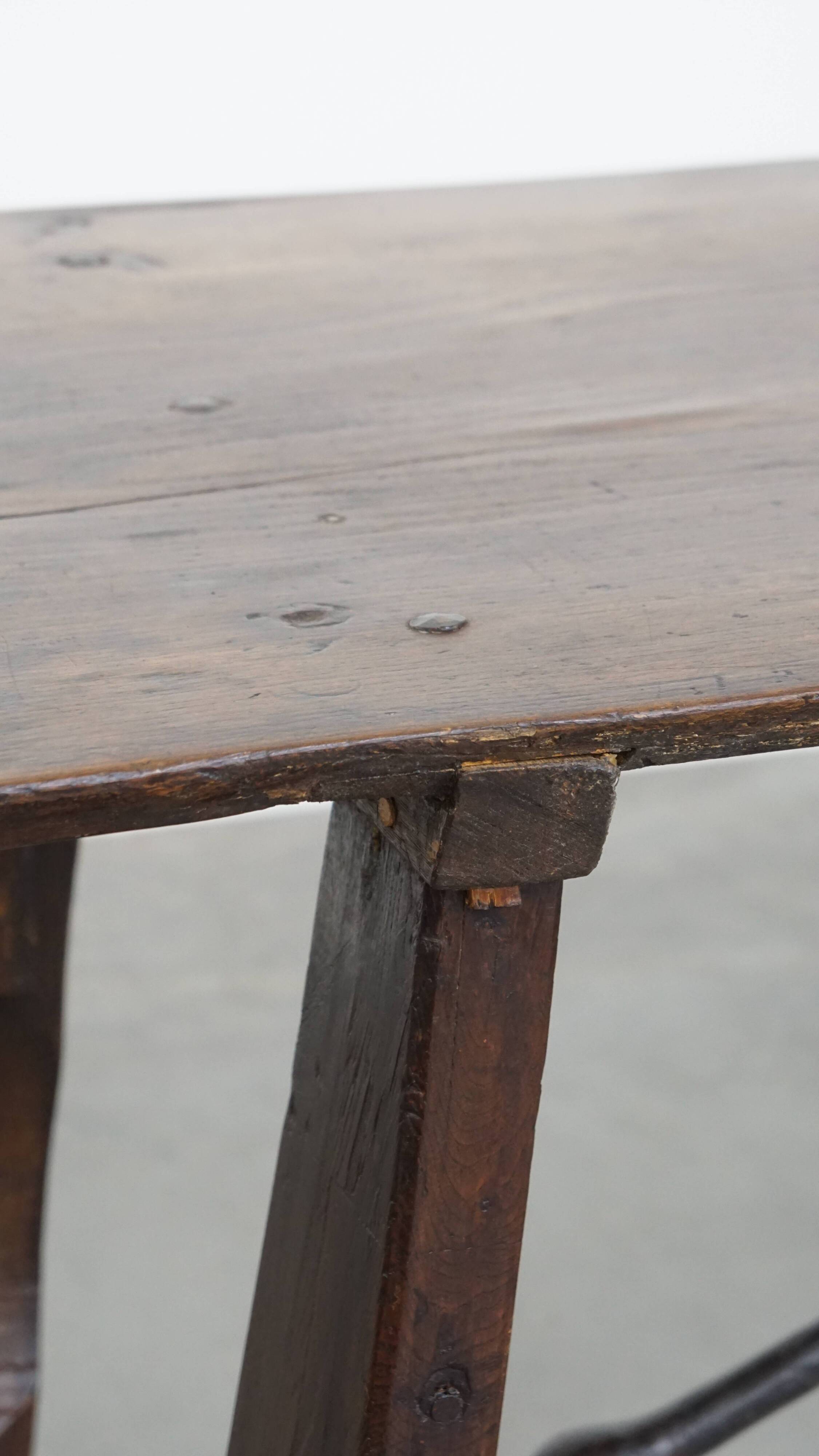 18th-Century Antique Spanish Side Table / Dining Table