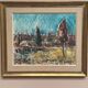 Original Swedish Oil On Canvas – “Landscape” By Arvid Herbert