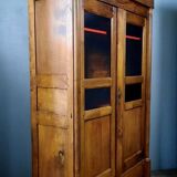 Empire Period Bookcase In Blond Walnut