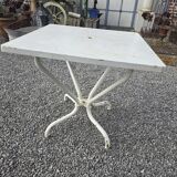 Iron garden table