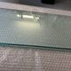 Stunning shelve Glass with Bronze brackets 1970s Peter Ghyczy