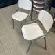 Set of 17 Eromes school chairs light wood gray steel Netherlands 80s