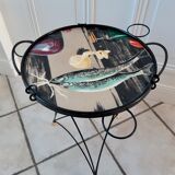60s fish coffee table