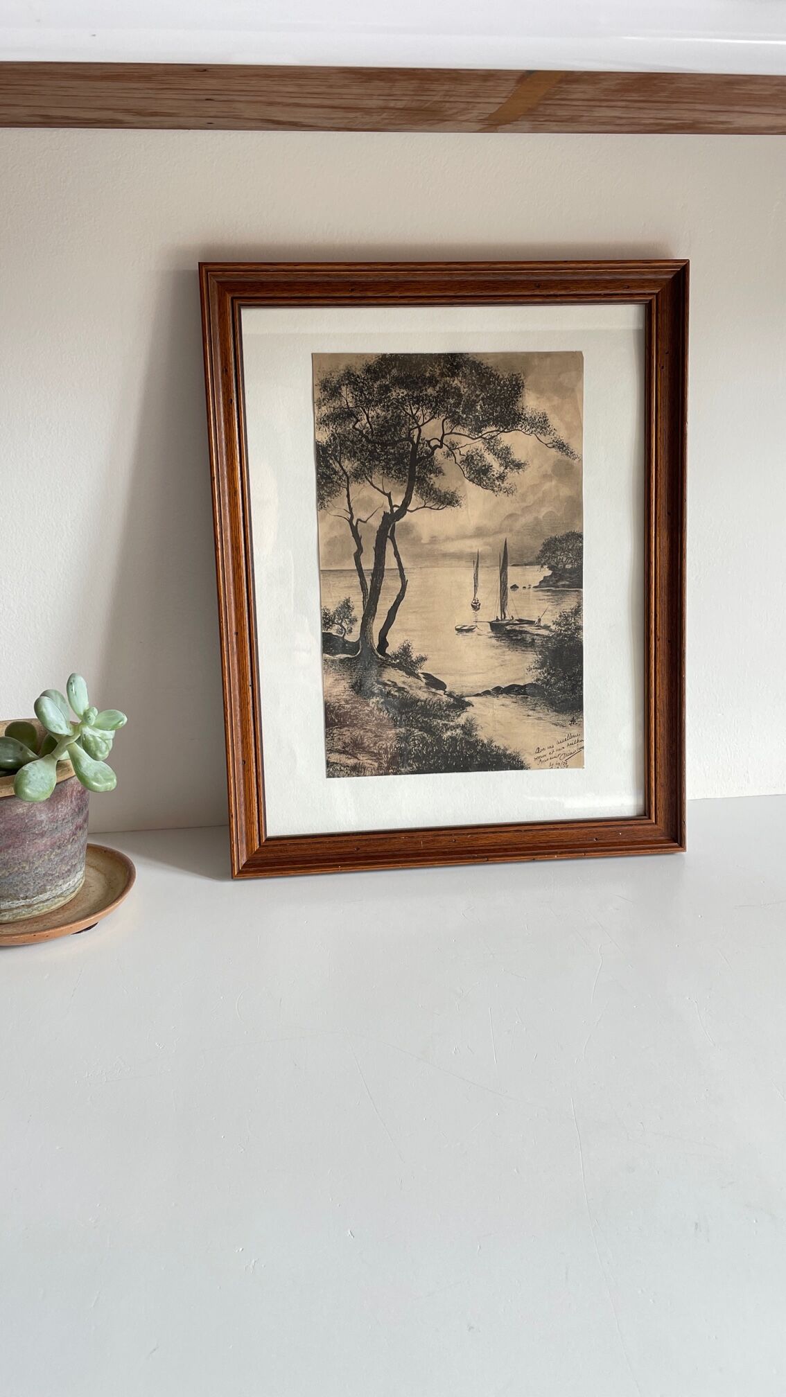 Indian ink painting on paper 1927